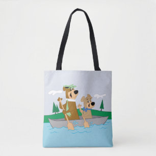 Tote Bag Yogi Bear et Boo Boo Fun Canoe Adventure
