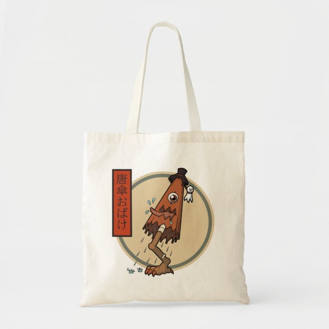 Tote Bag Yokai classique Karakasa-obake - Folklore japonais (Devant)