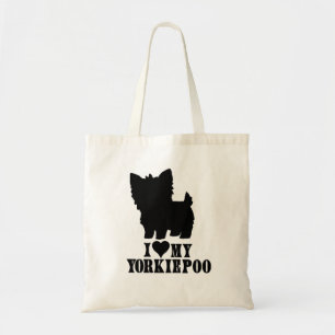 Tote Bag Yorkie Poo - J'aime My Yorkie Poo