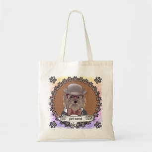 Tote Bag Yorkie portant des lunettes