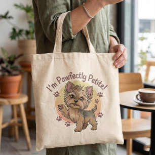 Tote Bag Yorkshire Terrier drôle Chien mignon de Yorkie Pup