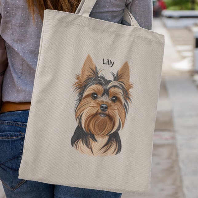 Tote Bag Yorkshire Terrier Maman Yorkie Cadeau (Créateur téléchargé)