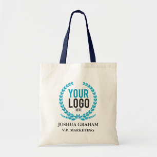 Tote Bag Your Business Logo   Job Title Custom Employee