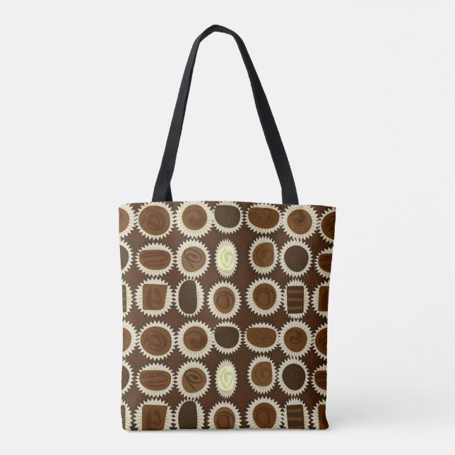Tote Bag Yummy Chocolate Box Amour (Dos)