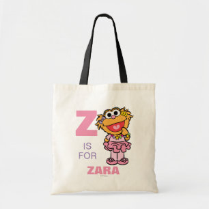 Tote Bag Z est pour Zoé   Ajoutez Votre Nom