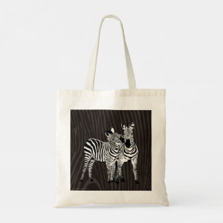 Tote Bag Zebra Play