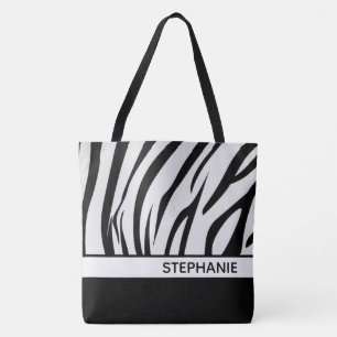 Tote Bag Zebra Stripes
