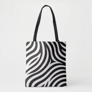 Tote Bag Zebra Stripes Impression moderne