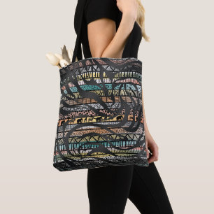 Tote Bag Zebra, un Motif africain tribal branché Imprimer