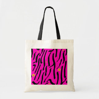 Tote Bag Zèbre rose Fourre-tout