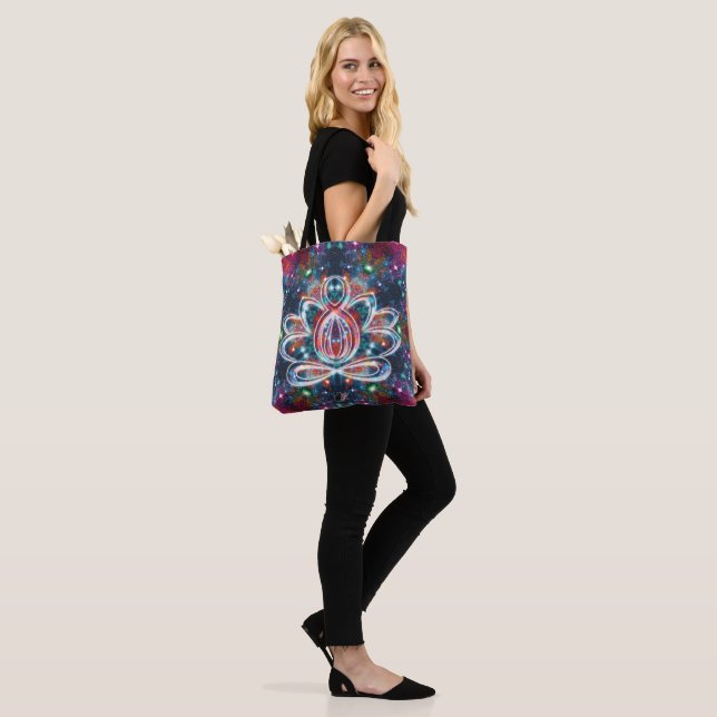 Tote Bag Zen Lotus (Sur le modèle)