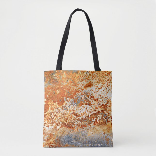 Tote Bag zinc rouillé : arrière - plan de texture grunge. (Devant)