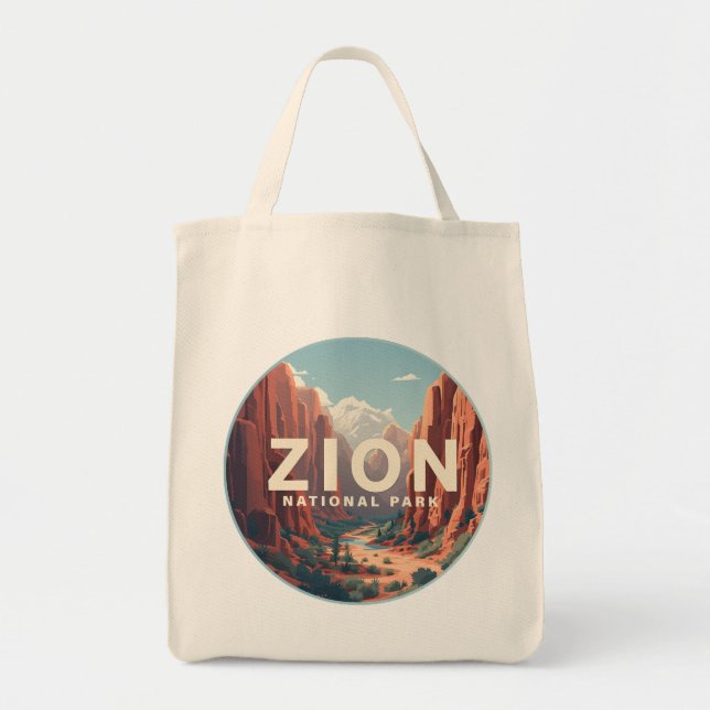 Tote Bag Zion National Park Utah (Devant)