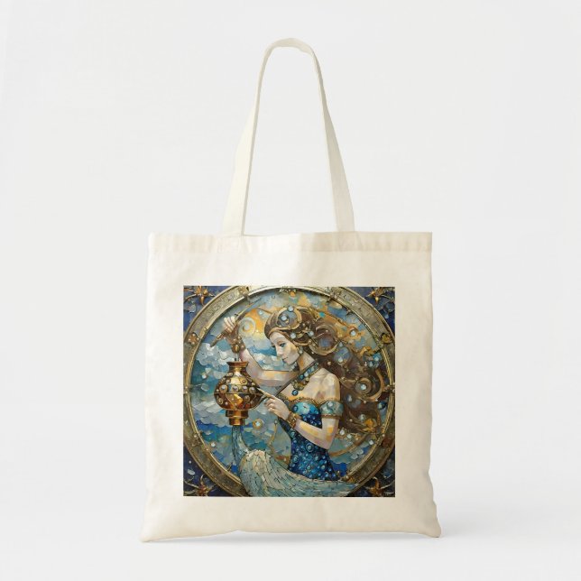 Tote Bag Zodiac - Aquarius Le Porteur D'Eau (Devant)