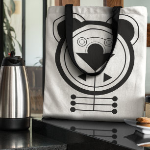 Tote Bag Zodiac de Dragon géométrique moderne
