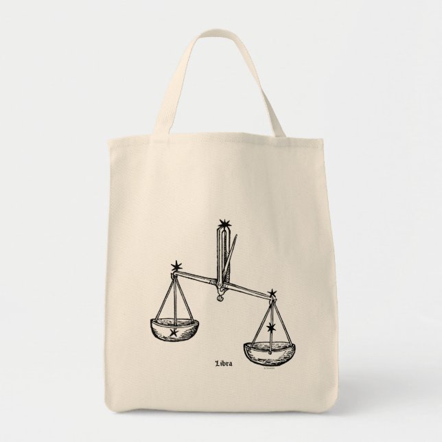 Tote Bag Zodiaque : Balance, 1482 (Devant)