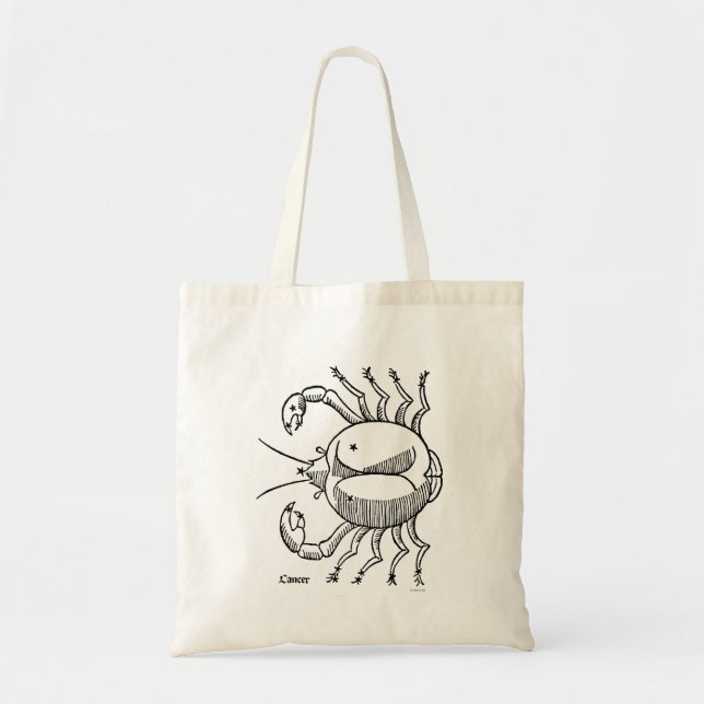 Tote Bag Zodiaque : Cancer, 1482 (Devant)