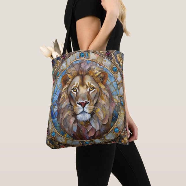 Tote Bag Zodiaque - Lion le Lion (De près)
