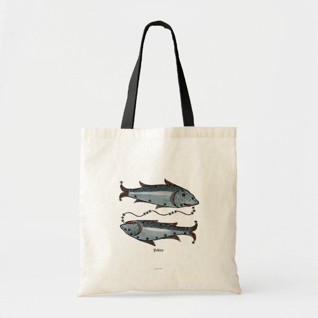 Tote Bag Zodiaque : Poissons en couleurs (Devant)