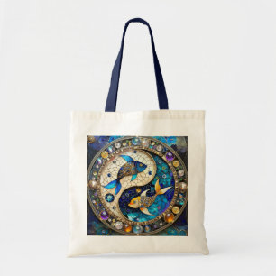 Tote Bag Zodiaque - Poissons Yin et Yang