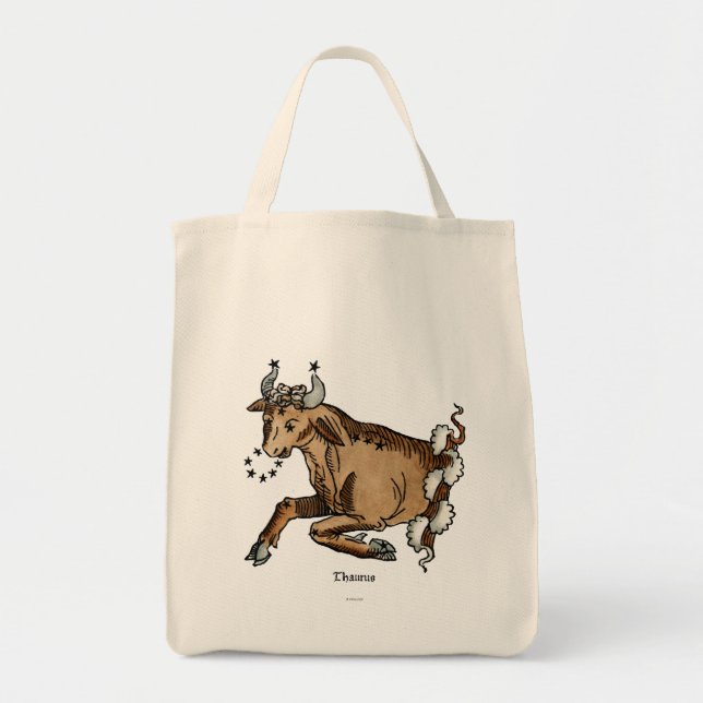 Tote Bag Zodiaque : Taureau, 1482 (Devant)