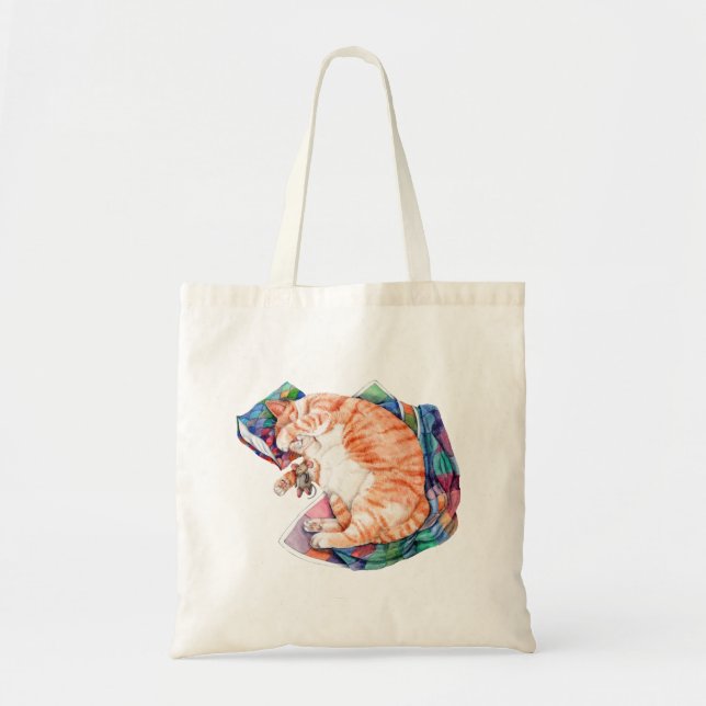 Tote Bag Zoe's Winter Nap (Devant)