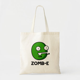 Tote Bag Zomb-E Drôle Halloween Zombie Alphabet Pun