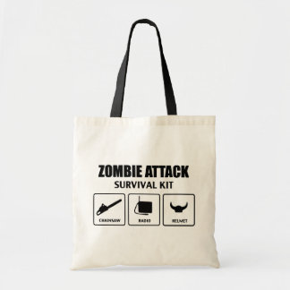 Tote Bag Zombie Attack Survival Bag