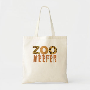 Tote Bag Zoo Keeper Animal Love Art Jungle Safari Exp