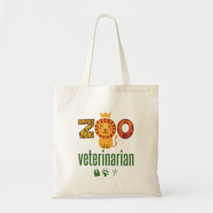Tote Bag Zoo vétérinaire gros animal vétérinaire