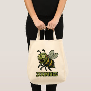 Tote Bag Zoombee - Drôle Zombie Bee conception de dessin