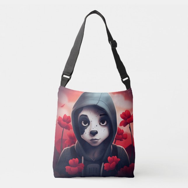 Tote Baggrey sweater Tragetaschen Mit Langen Trägern (Vorderseite)