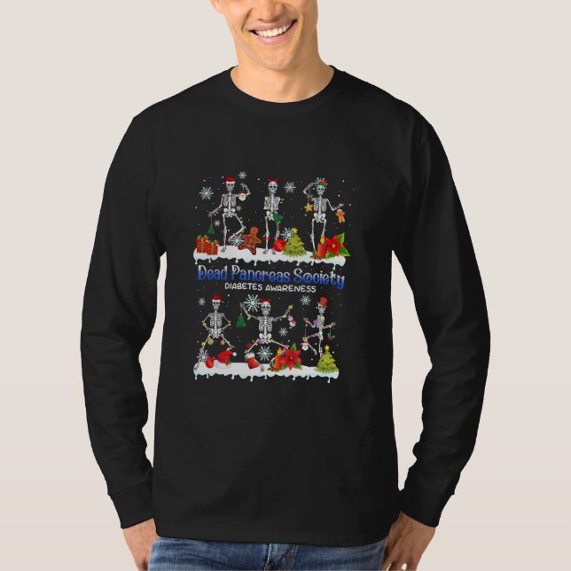 Tote Bauchspeicheldrüse Gesellschaft Sonnendiabete T-Shirt (Vorderseite)