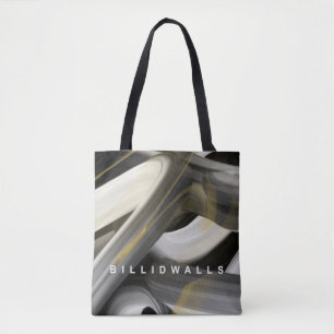 Tote Beutel Abstrakt Trend Mode Zubehör Schwarz Tasche