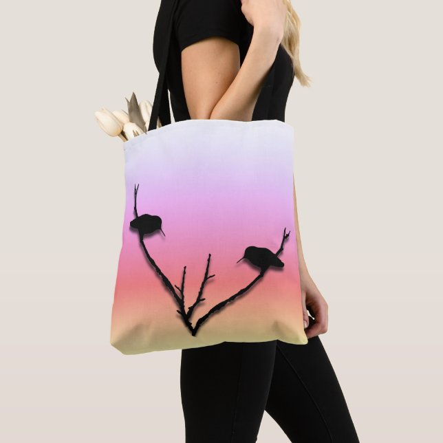 Tote Beutel (ao) - Hummingvögel auf den Bare Tree  Tasche (Von Nahem)