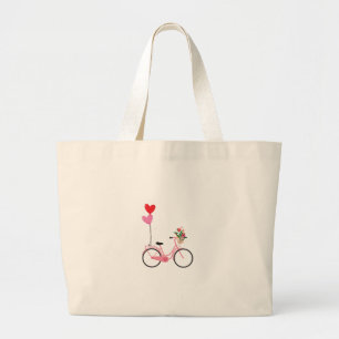 Tote Beutel - Fahrrad Jumbo Stoffbeutel