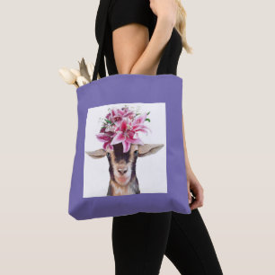 Tote Beutel - Lily and Posey die Ziegen Tasche