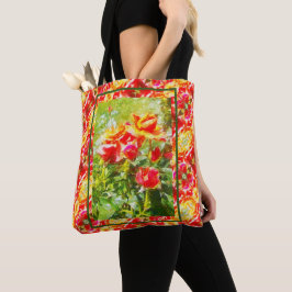 Tote Beutel Orange Rose Tasche