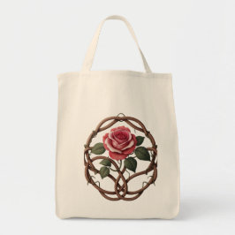 Tote Beutel - Rose gedruckt Tragetasche