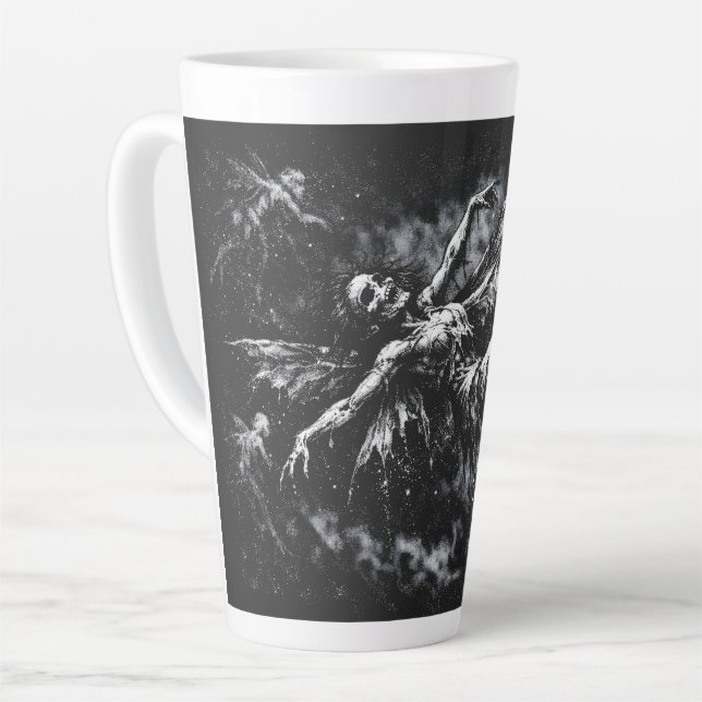 Tote Fee von BurnsInHell Milchtasse (Linke Ecke)