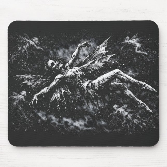 Tote Fee von BurnsInHell Mousepad (Vorne)