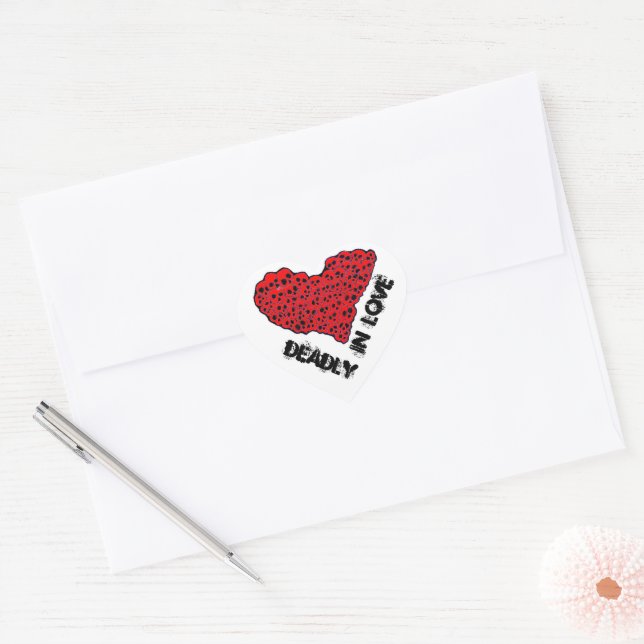 Tote in Liebe Herz-Aufkleber (Umschlag)