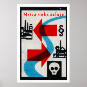 Töte keine Flüsse - Matchbox-Druck - Tschechische  Poster