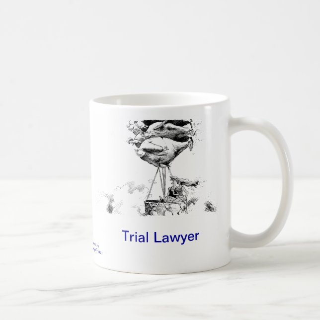 Tote Lawyer™ Proberechtsanwalt-Kaffee-Tasse Kaffeetasse (Rechts)