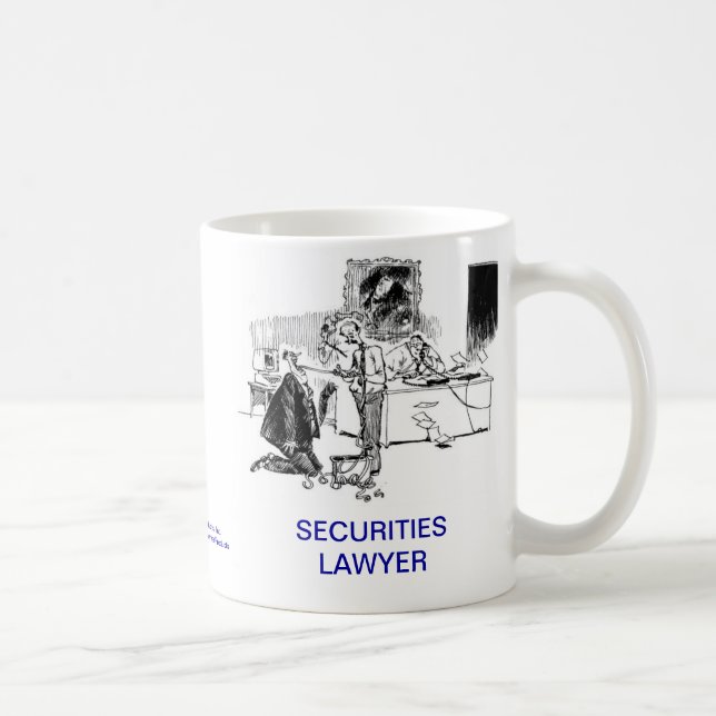 Tote Lawyer™ Sicherheits-Rechtsanwalt-Kaffee-Tasse Kaffeetasse (Rechts)