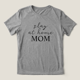 Töte Mama Zu Hause Graues T-Shirt Tri-Blend Shirt