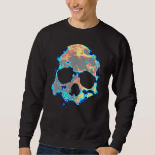 Tote Männer Schädelknochen Skelett Kopfknochen Coo Sweatshirt