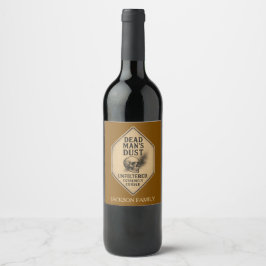 Tote Mans Staub Tonic Wine Label Weinetikett
