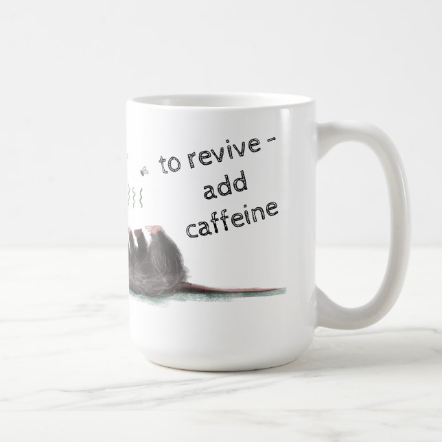 Tote Opossum-Tasse Kaffeetasse (Rechts)
