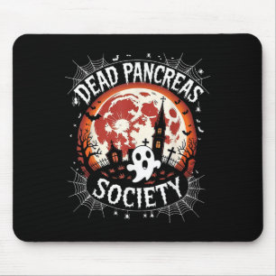 Tote Pankreas-Gesellschaft Halloween-Krankheit Kri Mousepad